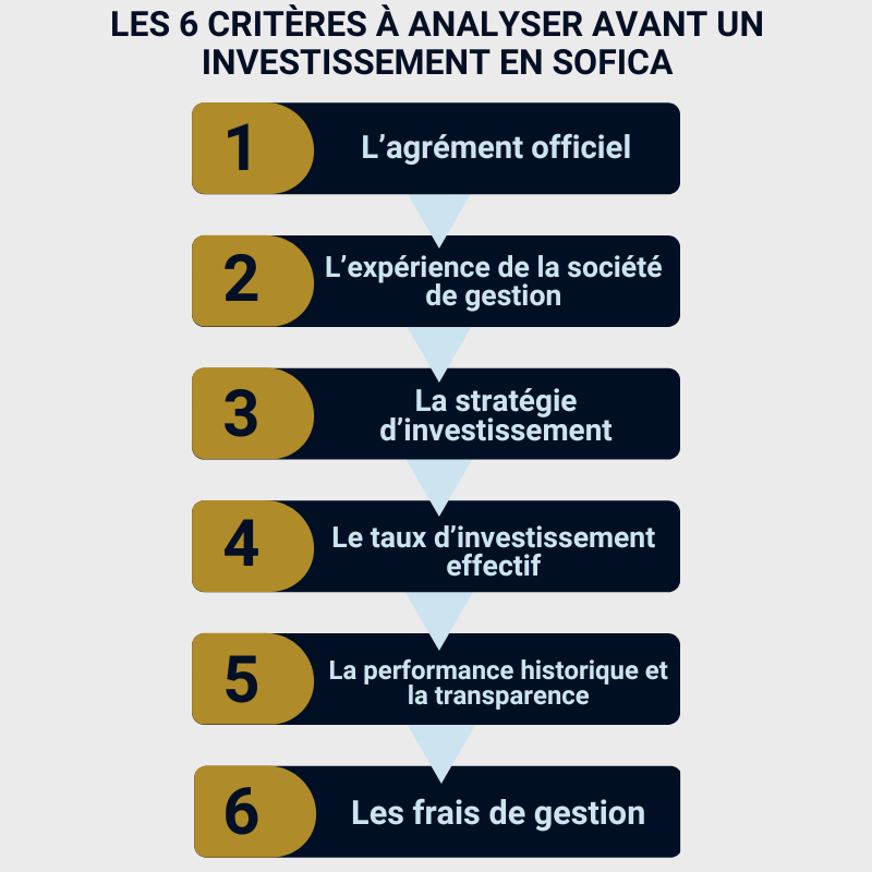 Les 6 critères à analyser avant un investissement en SOFICA